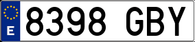 Truck License Plate